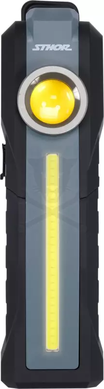 Szerelőlámpa LED COB + 1 ledes dönthető akkus 5W szerelőlámpa - Sthor