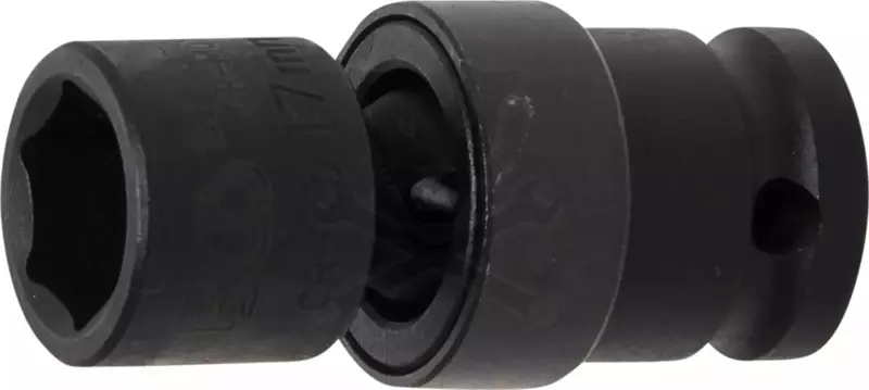 Légkulcsfej 1/2" 6 l.h. 17-es, csuklós - BGS