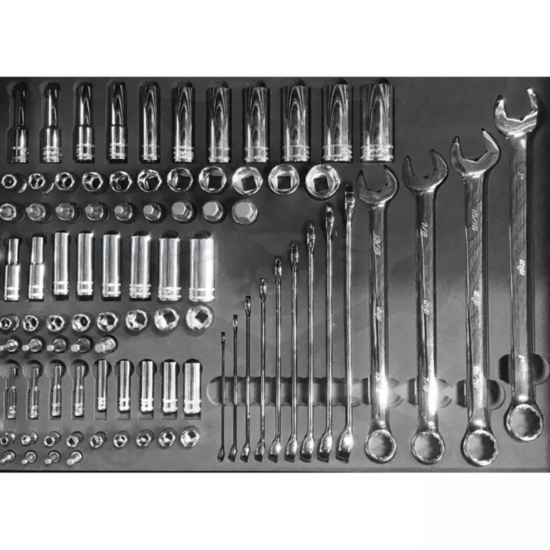 Tálcás SP Tools "M" Dugókulcs+Imbusz+csillag-villás készlet88 db-os COLOS