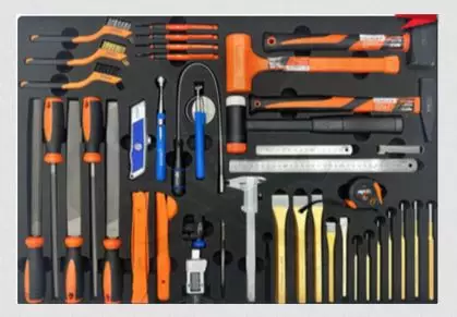 Szerszámkészlet, tálcás 44 db-os - USA SERIES - SP Tools