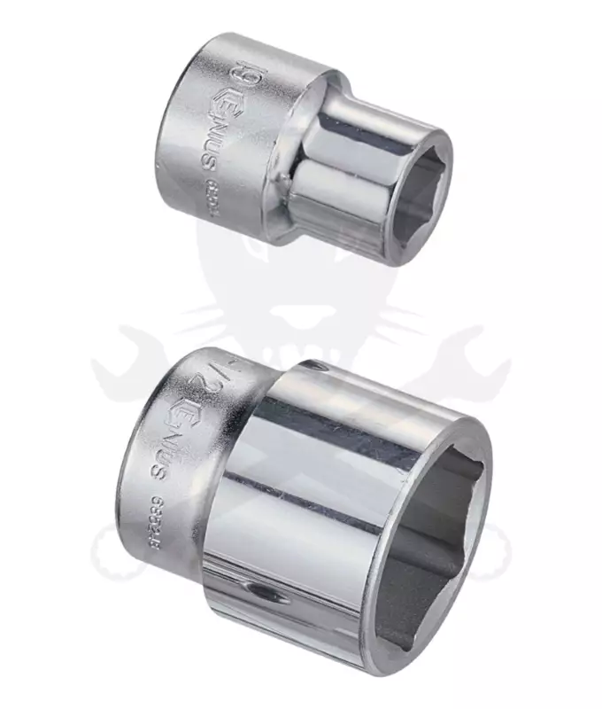 Dugókulcs - crowafej 3/4" 6 lap normál 53 mm Genius
