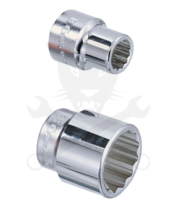 Dugókulcs - crowafej 3/4" 12 szög normál 51 mm Genius