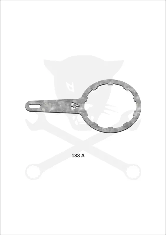 Oszloprögzítő körmöskulcs 110 mm - Evelux