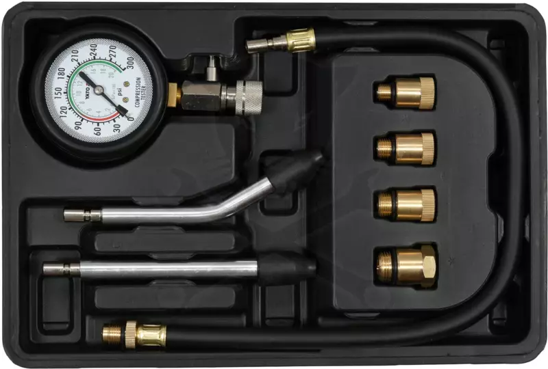 Kompressziómérő benzines + fix szár - Yato