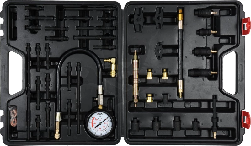 Kompressziómérő benzines + diesel készlet 0 - 40 bar - Yato