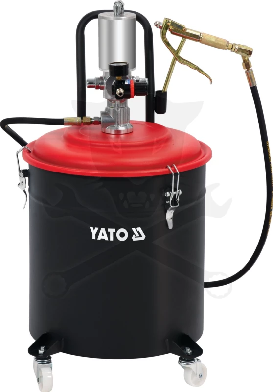 Zsírzópumpa mobil 30 liter levegős komplett - Yato