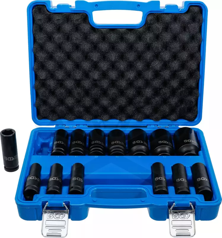 Légkulcsfej készlet 1/2" 14 db 10-32 mm metrikus hosszú BGS