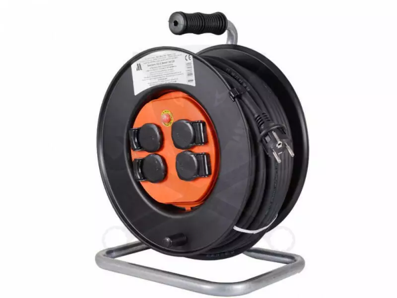 Kábeldob 25 m - IP54 gumi kábel 3 x 2,5 mm2 - 3000W