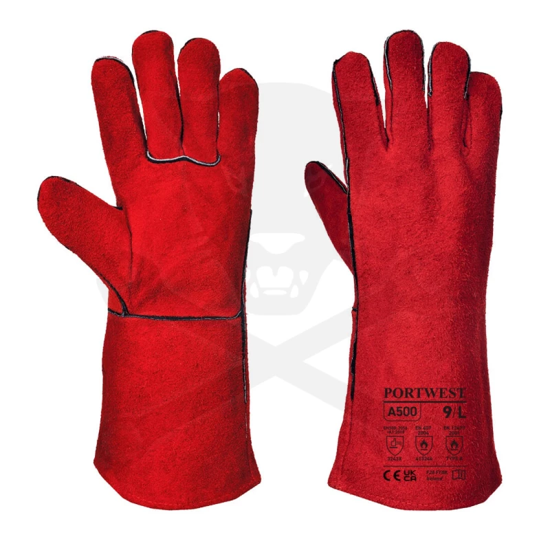 Kesztyű hegesztő, hő-lángálló- Piros, AWI/TIG 11/XXXL - Portwest