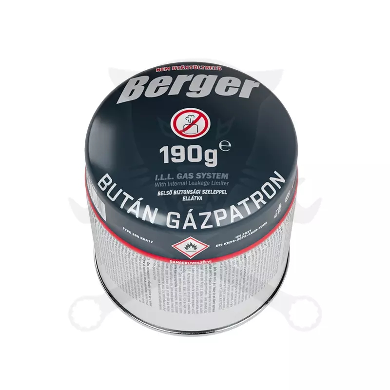 Gázpatron biztonsági szeleppel 190 gr