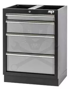 Műhelybútor SP SERIES Alsó rész: 4 fiókos szekrény 680x910x458 mm
