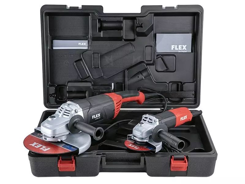 Sarokcsiszoló készlet Flex 230 - 125 mm 2100-1100 W (L 2200+ L 1100)