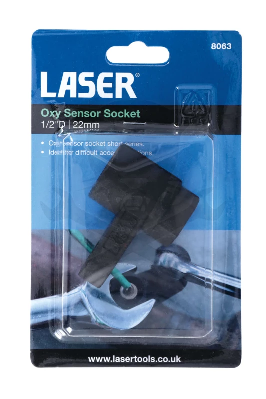 Lambdaszonda kiszerelő 22 mm eltolt 1/2" - dupla négyszög - Laser
