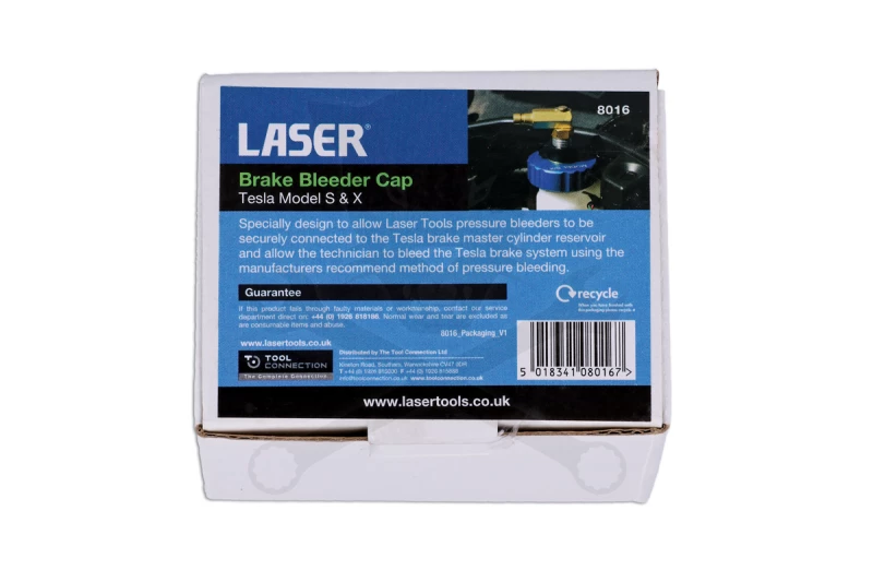 Féklégtelenítő adapter fékolaj tartályhoz - Tesla Model S / X - Laser