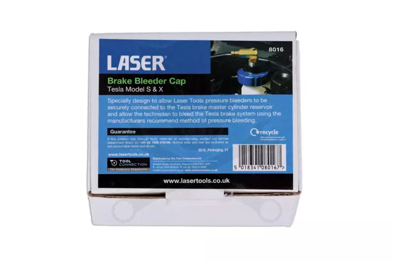 Féklégtelenítő adapter fékolaj tartályhoz - Tesla Model S / X - Laser