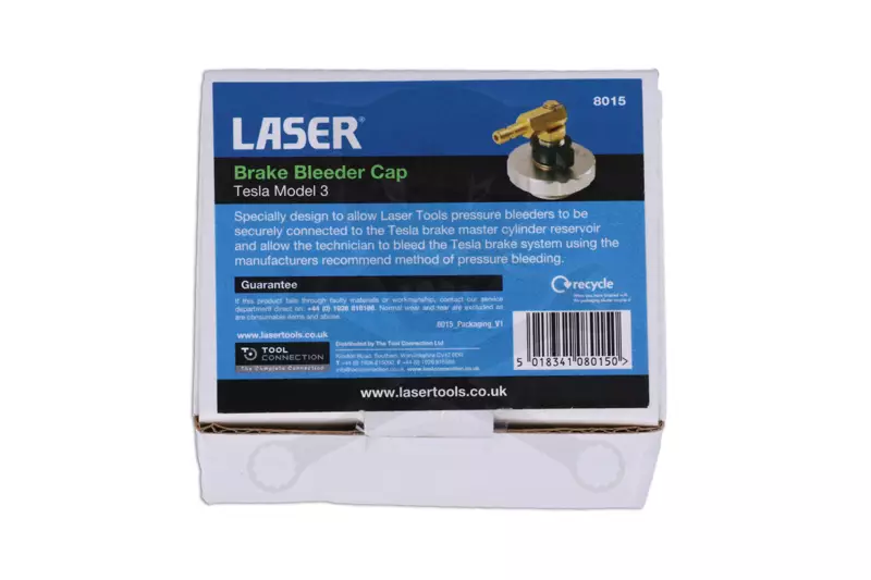 Féklégtelenítő adapter fékolaj tartályhoz - Tesla Model 3 / Y - Laser