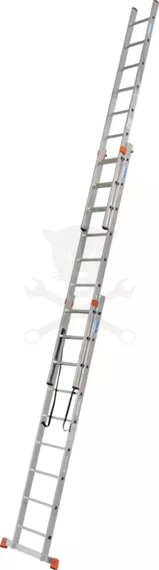 Létra ALU létrafokos sokcélú álló 3x 9 fokos - Krause Monto TRIBILO
