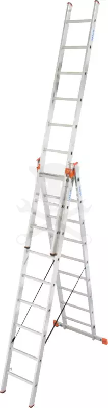 Létra ALU létrafokos sokcélú álló 3x 9 fokos - Krause Monto TRIBILO