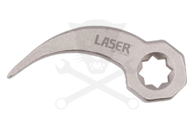 Feszítő szerszám 70 mm hosszú pajszer 3/8" adapter, kerek ívelt vég