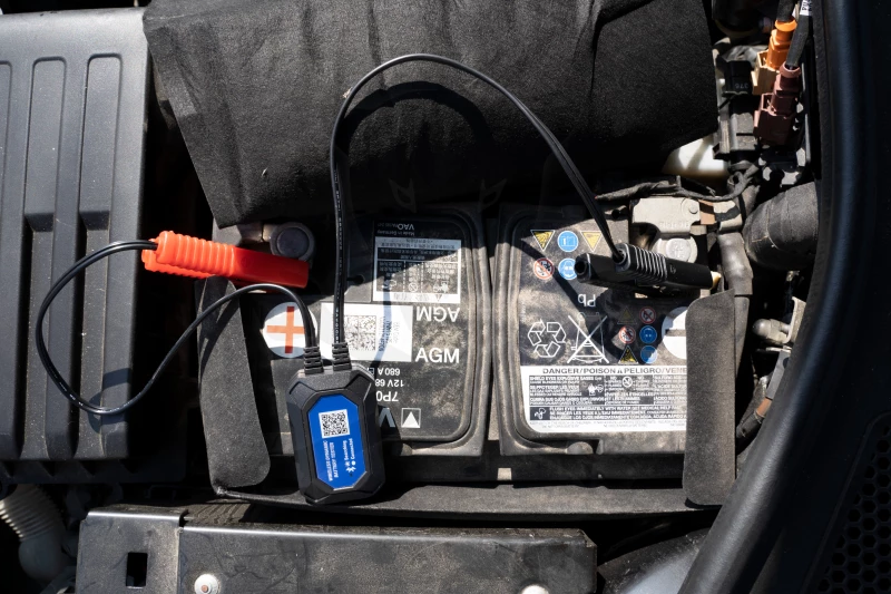 Akkumulátor teszter Bluetooth + Élő figyelő dinamikus teszt 0-36V