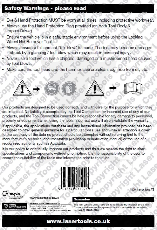 Kerékőr leszedő készlet Univerzális 17 db-os - PROFI - Made in the UK