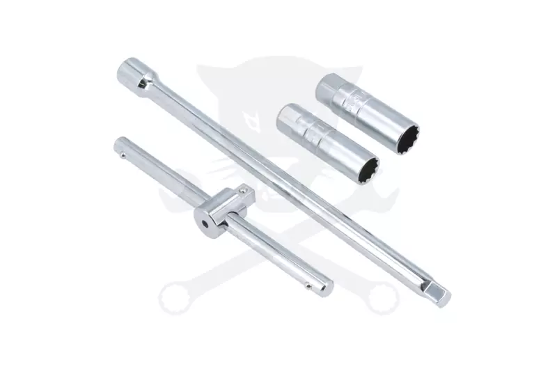 Gyújtógyertya szerelő T-fogantyús 3/8"-os készlet 4db-os - Laser