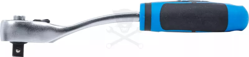 Crowa racsnis kulcs 3/8" 72 fogú hajlított BGS