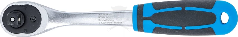 Crowa racsnis kulcs 3/8" 72 fogú hajlított BGS