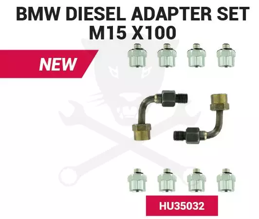 Nyomásteszter PressureDiag-hoz Adapter: BMW diesel adapter klt M15x100