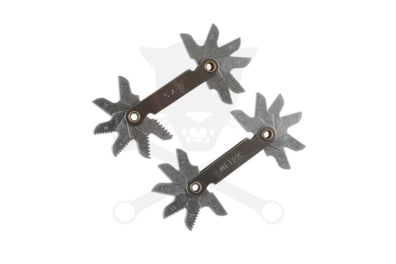 Menetfésű Metrikus 0.5 - 1.75 mm 10 részes + SAE 12-40 12 részes 2 DB