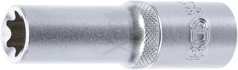 Dugókulcs - crowafej 1/2" belső torx hosszított E16 BGS