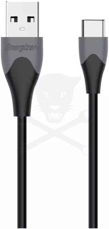 USB töltőkábel - C - fekete/szürke 2.0 - 1,2m - Energizer