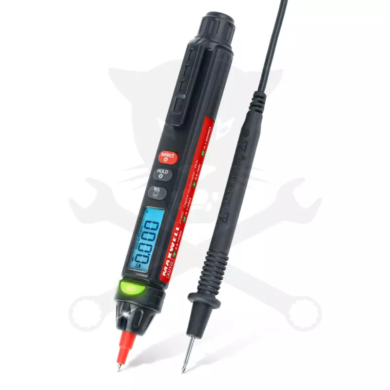Multiméter, digitális toll DC 1000V / AC 700V