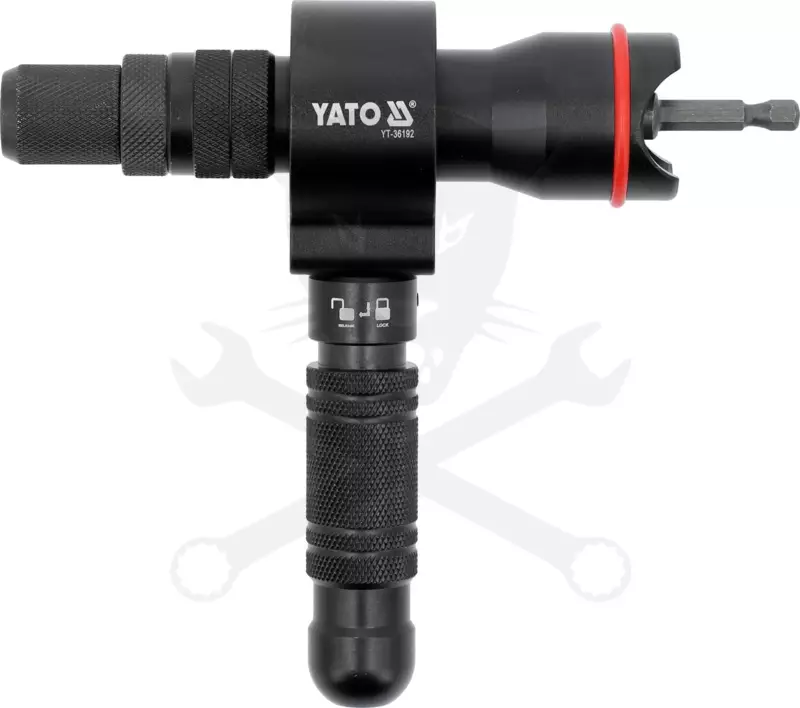 Szegecsanyahúzó adapter fúrógéphez-behajtóhoz M3-M4-M5-M6-M8-M10-M12-