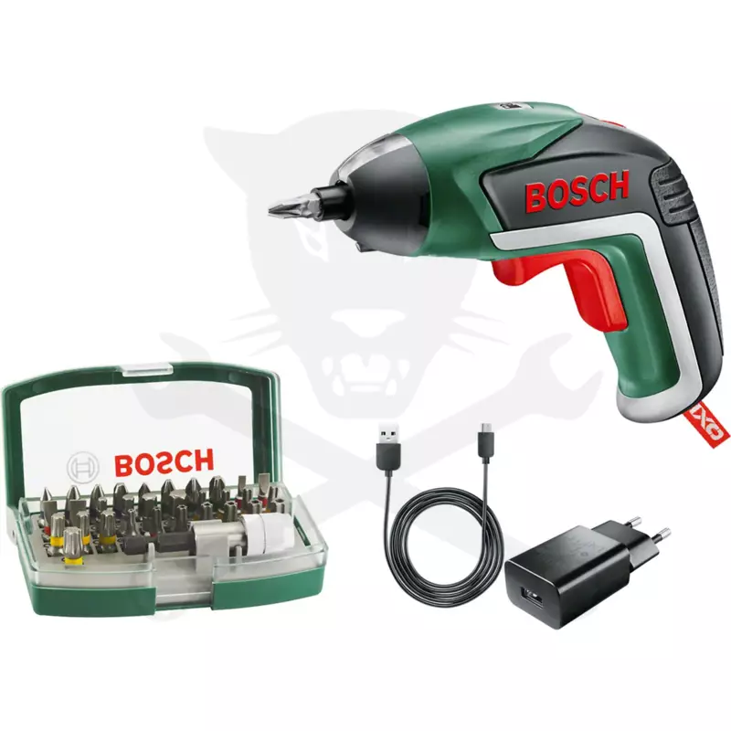 Csavarbehajtó akkus készlet 3.6V 3/4,5 Nm + 32r. Bit készlet - Bosch -