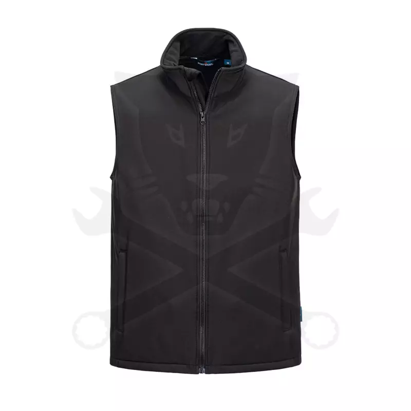 Mellény Softshell fekete XL GILET - Portwest