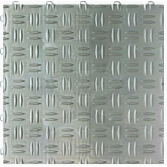 Műhelypadló - SwissDeck DiamondDeck 33,3x33,3cm Pearl Silver