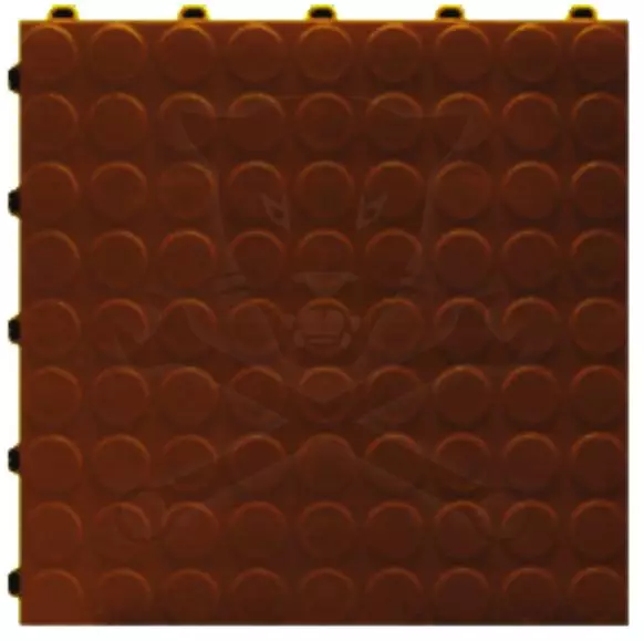 Műhelypadló - SwissDeck CoinDeck 33,3 x 33,3 cm - Chocolate Brown