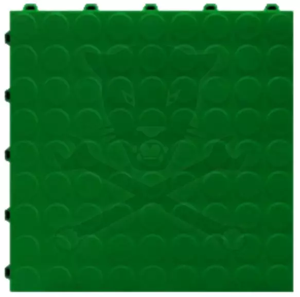 Műhelypadló - SwissDeck CoinDeck 33,3 x 33,3 cm - Turf Green
