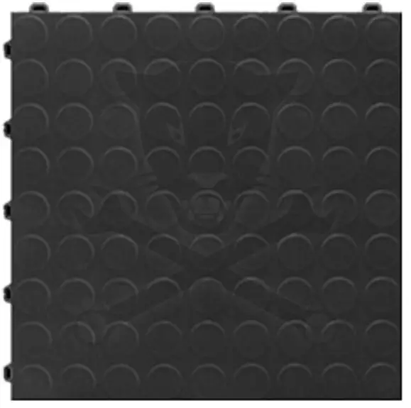 Műhelypadló - SwissDeck CoinDeck 33,3 x 33,3 cm - Jet Black