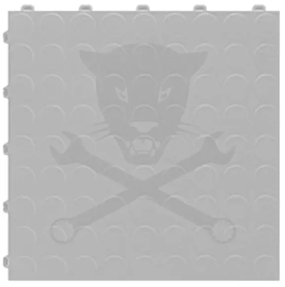 Műhelypadló - SwissDeck CoinDeck 33,3 x 33,3 cm - Peral Silver