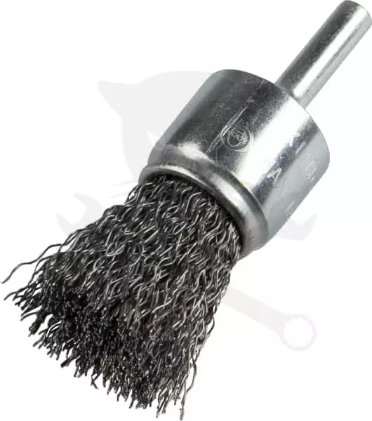 Drótkorong ecsetkefe hullámos 25 x 6 mm BPS 600 W acél
