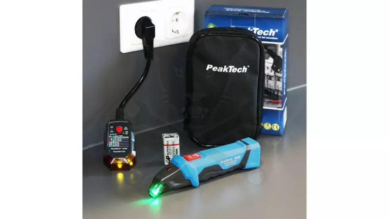 Feszültség teszter, biztosíték kereső és RCD teszter 30-250V -