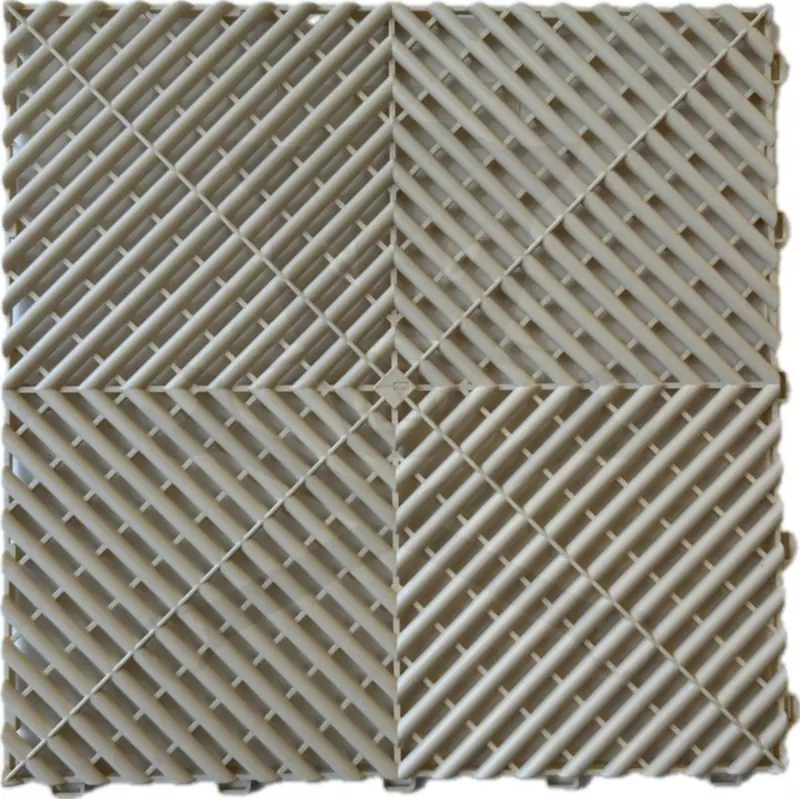 Műhelypadló - SwissDeck RibDeck Classic 33,3 x 33,3 cm - Ivory/Elefántcs