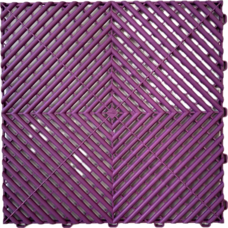 Műhelypadló - SwissDeck RibDeck Classic 33,3 x 33,3 cm - Purple Rain