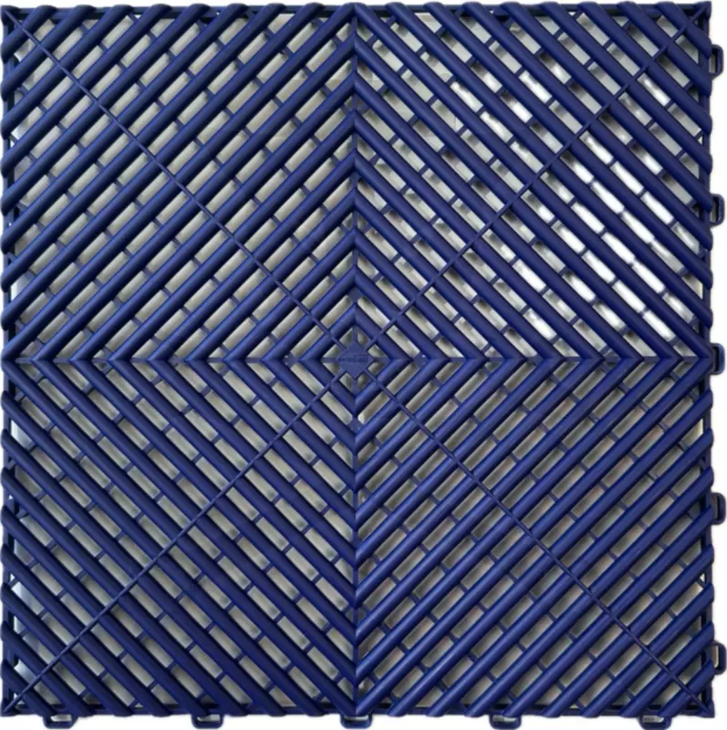 Műhelypadló - SwissDeck RibDeck Classic 33x33cm Midnight Blue RAL5022