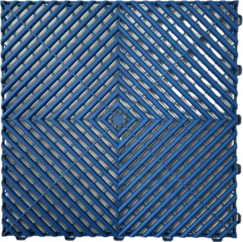 Műhelypadló - SwissDeck RibDeck Classic 33x33cm Island Blue RAL5019
