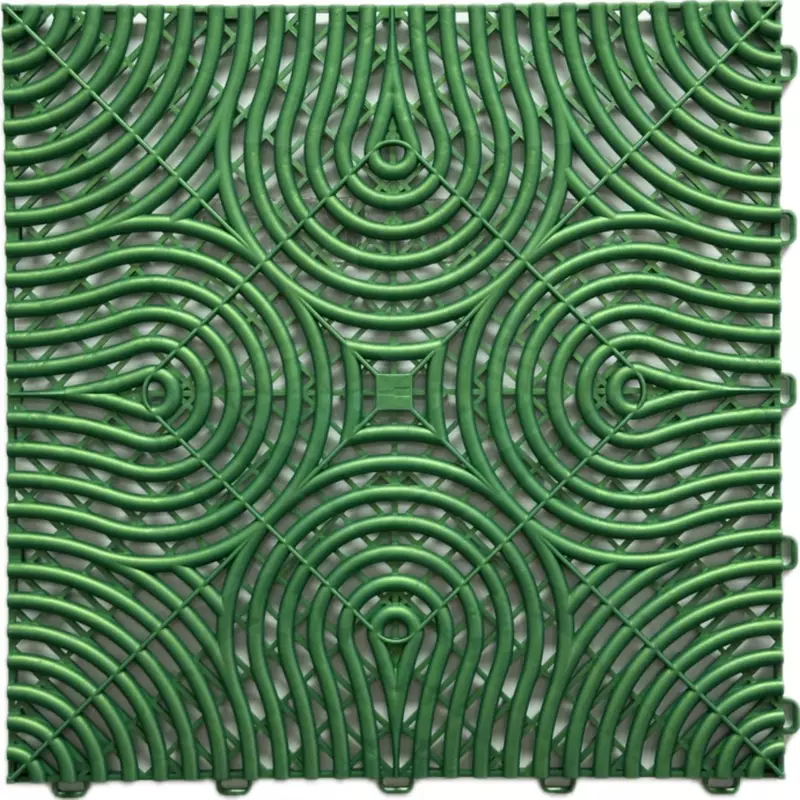 Műhelypadló - SwissDeck RibDeck Infinity 33,3x33,3cm Pearl Dark Green