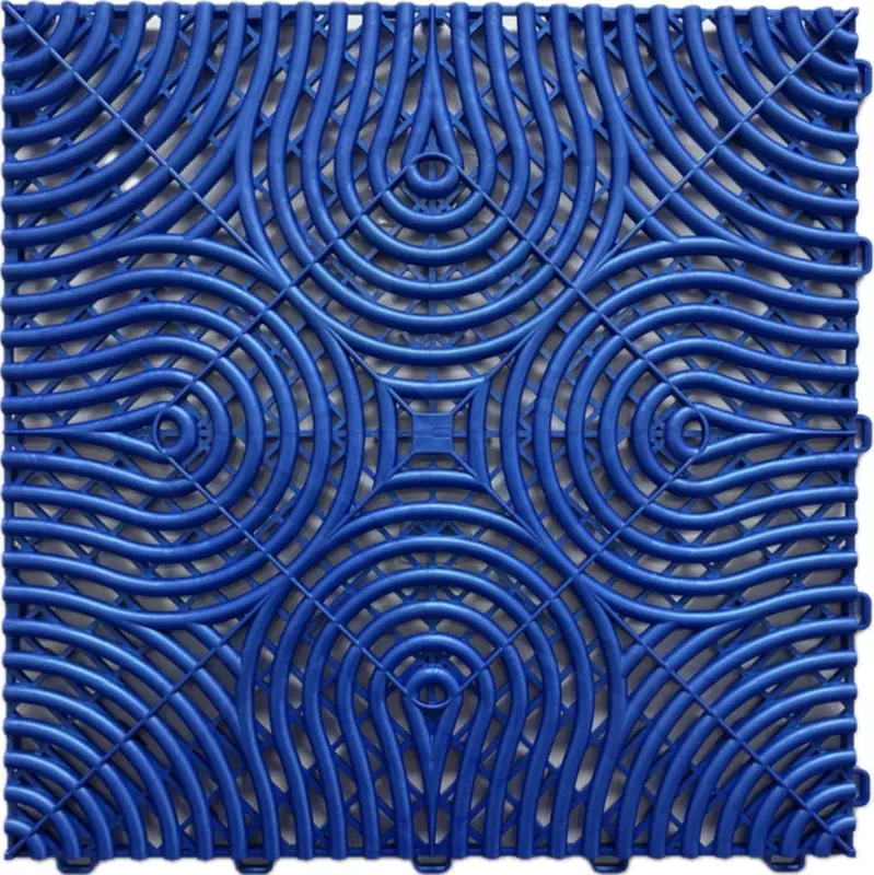 Műhelypadló - SwissDeck RibDeck Infinity 33,3x33,3cm Pearl Island Blue