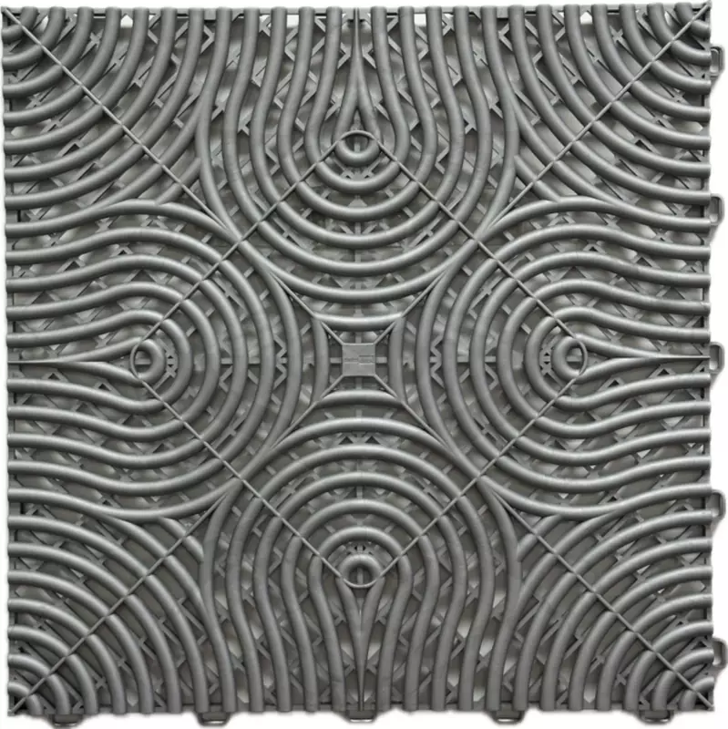Műhelypadló - SwissDeck RibDeck Infinity 33,3x33,3cm Pearl Grey